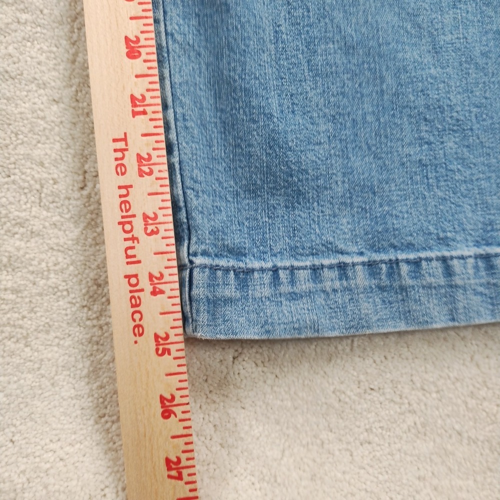 Madewell Pleated Wide-Leg Jeans Women's Size 2 Kinnon Wash Baggy Ankle Crop EUC - Picture 12 of 16